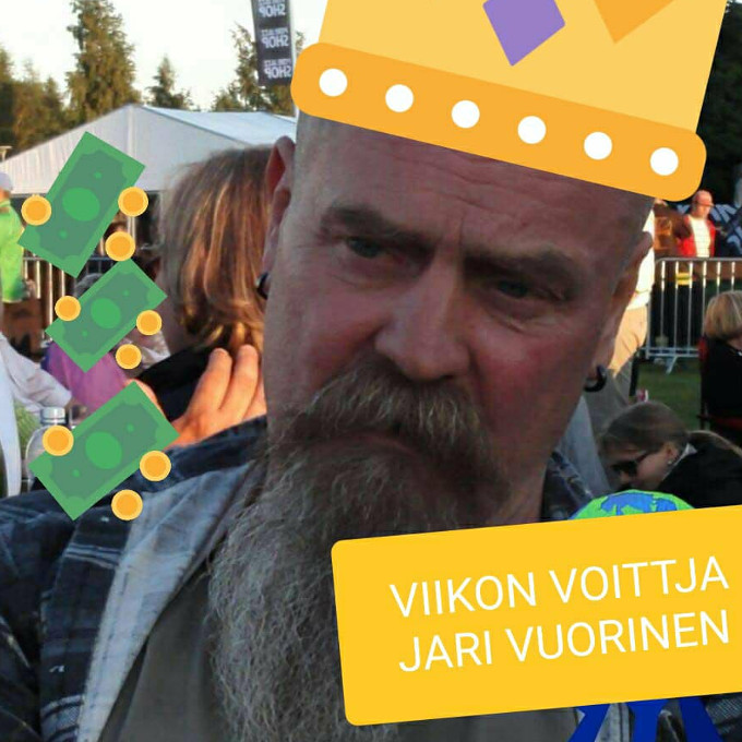 viikon voittaja jari vuorinen