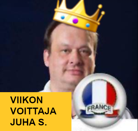 viikon voitttaja juho s