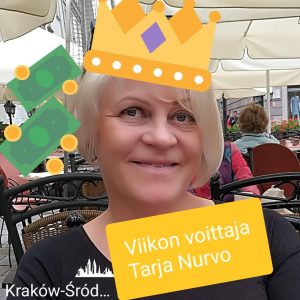 Viikon voittaja Tarja Nurvo