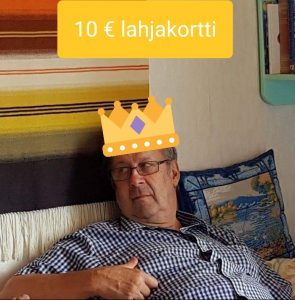 10 euron lahjakortti voittaja