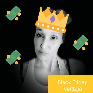 black friday voittaja heidi p