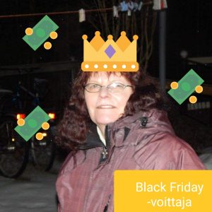 black friday voittaja rauni hägg