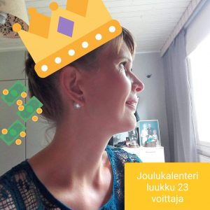 Joulukalenteri luukku 23 voittaja