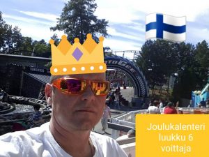 joulukalenteri luukku 6 voittaja Jukka H.