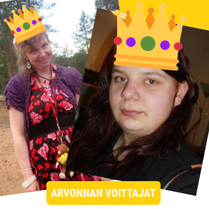 arvonnan 17 voittajat