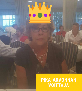 pika-arvonnan voittaja ritva h