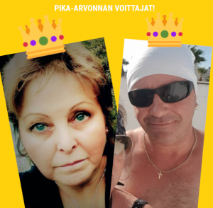 pikaarvonnan voittajat tuija u ja jussi p