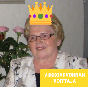 viikkoarvonnan voittaja ritva s