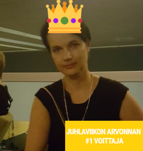 juhlaviikon arvonnan numero yksi voittaja marja l