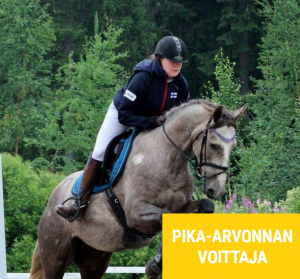 pika-arvonnan voittaja jaana m