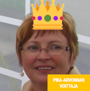 pika-arvonnan voittaja kaisa a