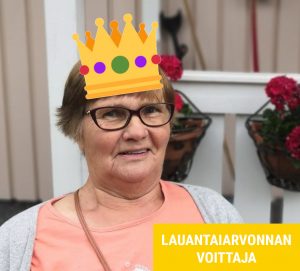 lauantaiarvonnan voittaja helli flauantaiarvonnan voittaja helli f