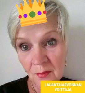 lauantaiarvonnan voittaja irma k