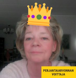 perjantaiarvonnan voittaja Ann Kristin P