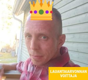 lauantaiarvonnan voittaja tuomas p